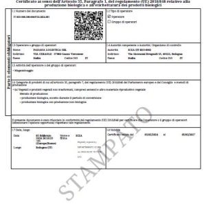 Certificazione biologica