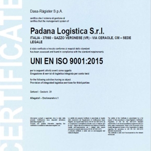 Certificazione ISO 9001